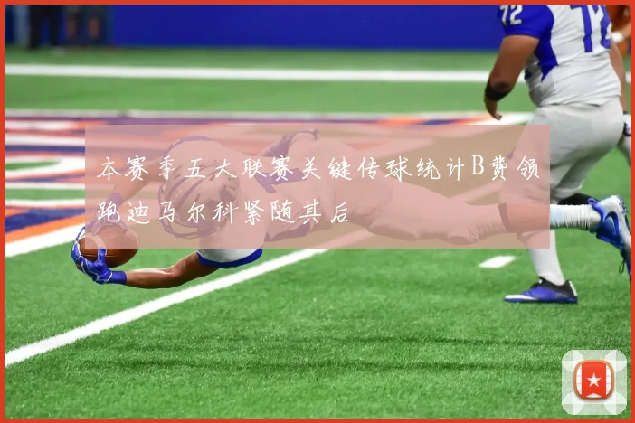 本赛季五大联赛关键传球统计B费领跑迪马尔科紧随其后